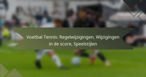 Voetbal Tennis: Regelwijzigingen, Wijzigingen in de score, Speelstijlen